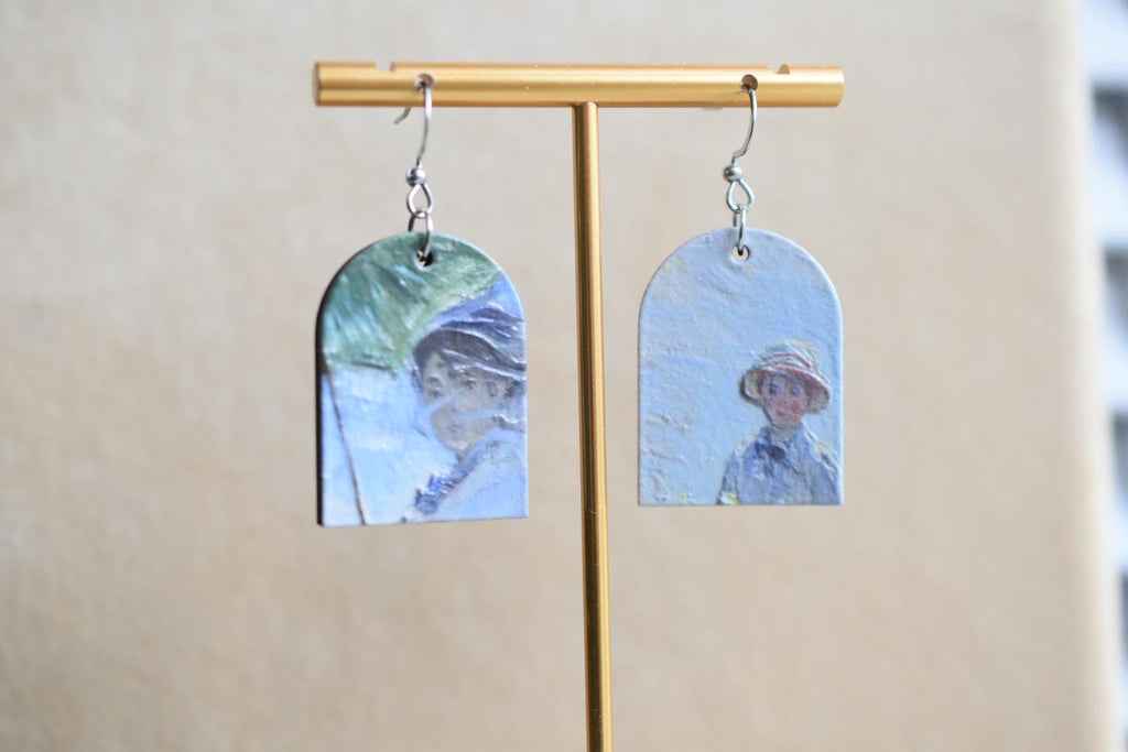 Claude Monet Madame Monet and Her Son Earrings