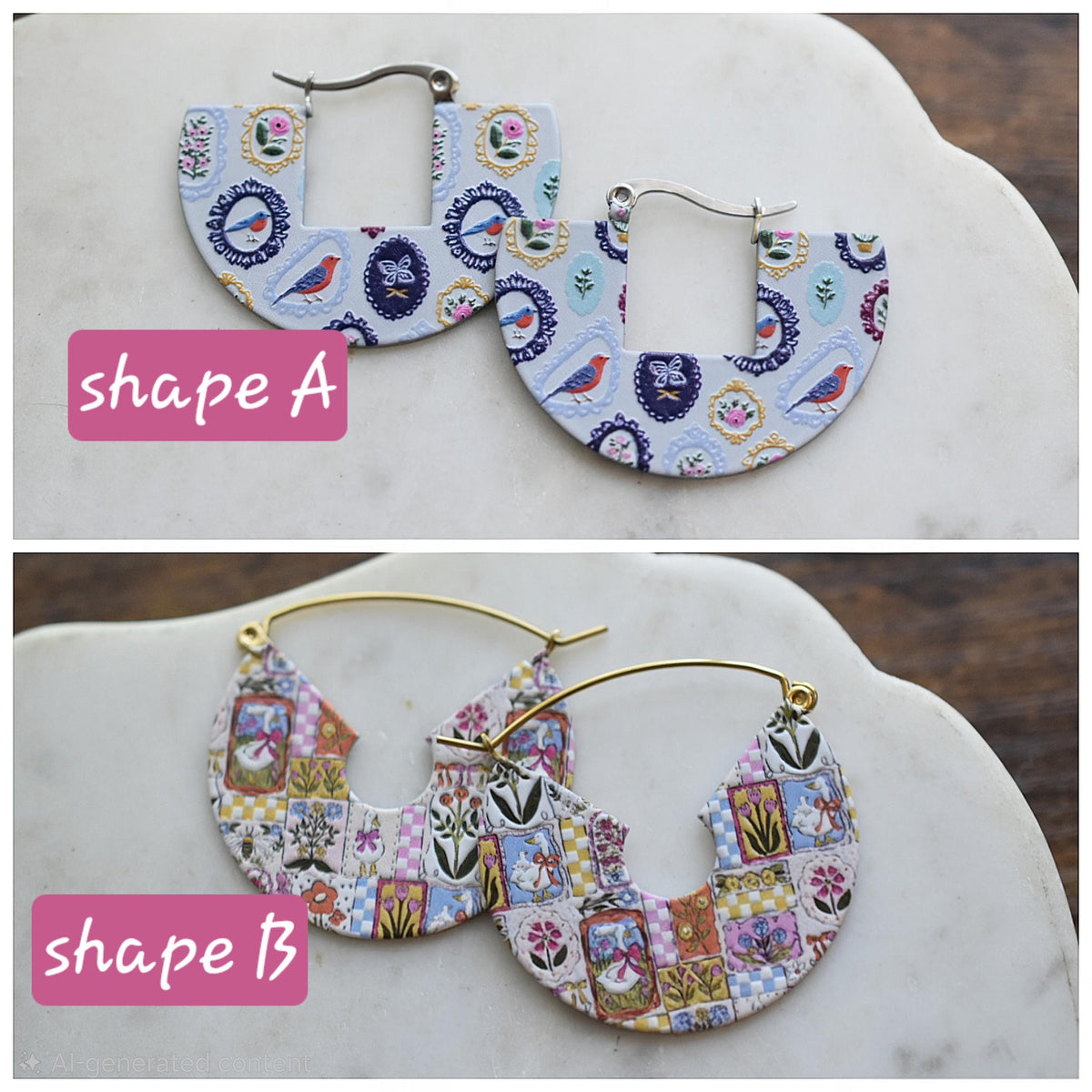 Crescent Moon Boho Earrings