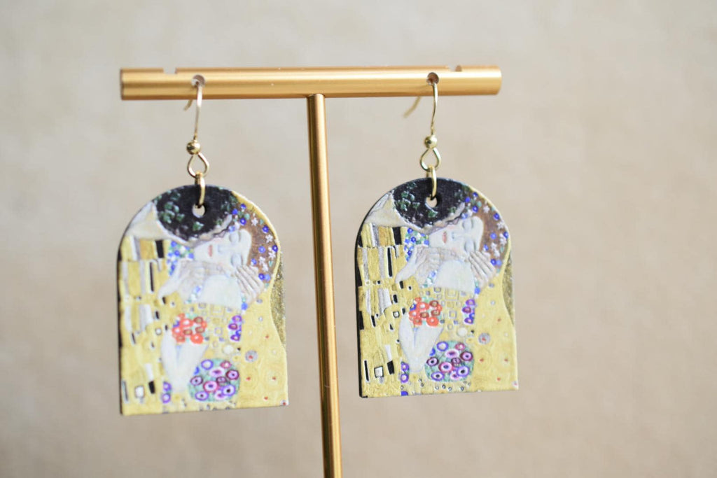 Gustav Klimt The Kiss Earrings