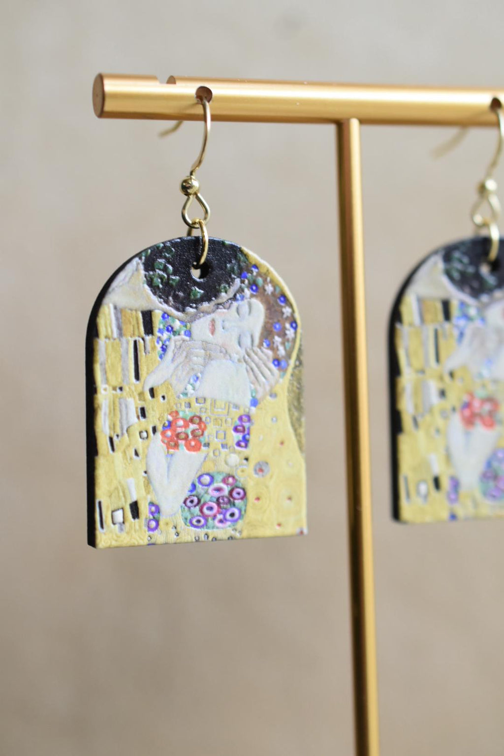Gustav Klimt The Kiss Earrings