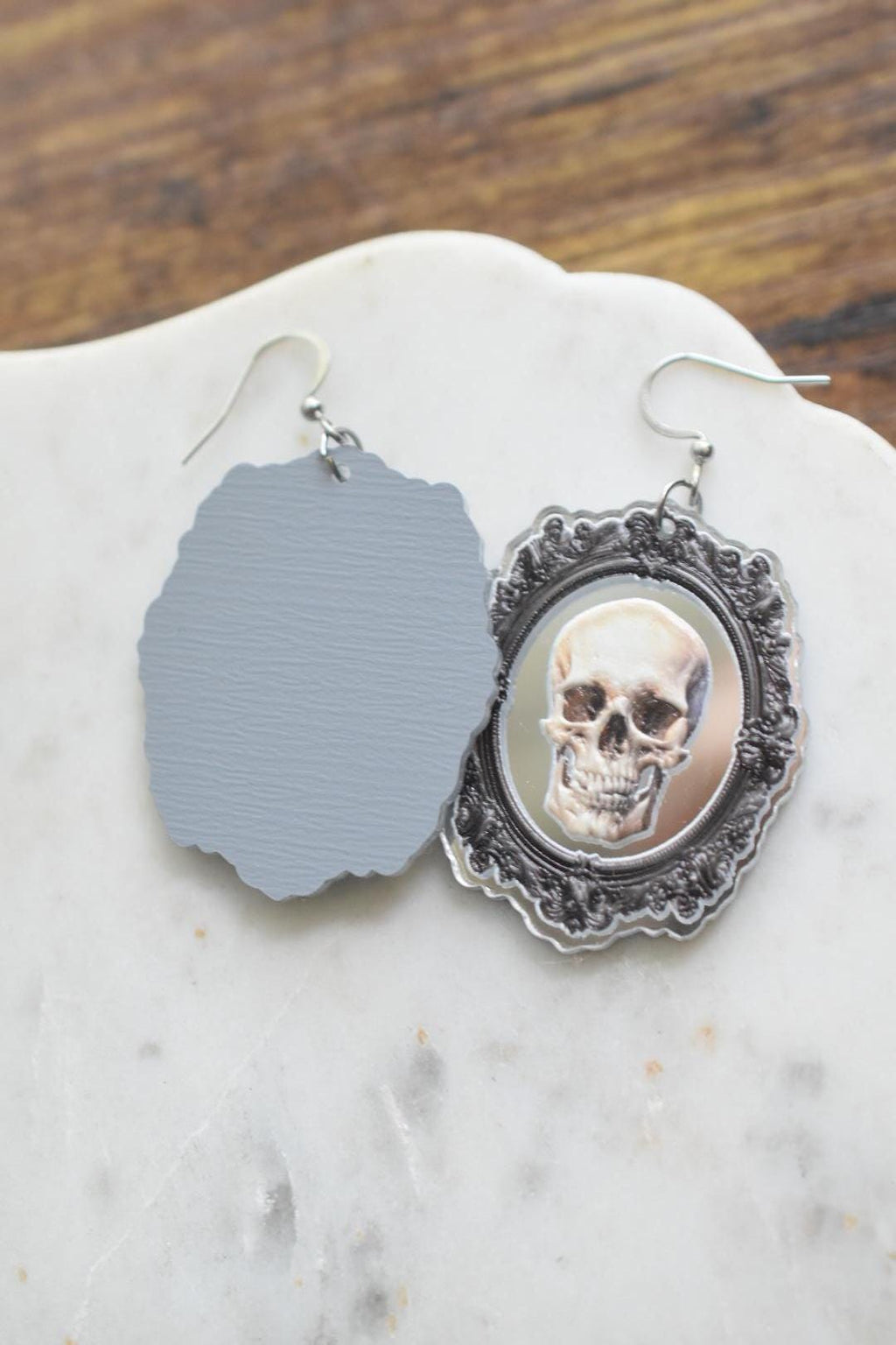 Gothic Skull Vintage Halloween Earrings