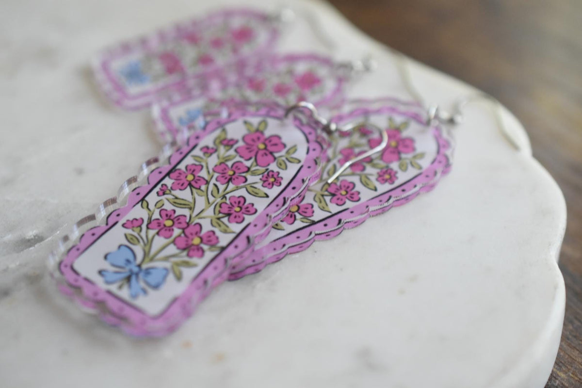 Floral Whimsy Cottagecore Earrings