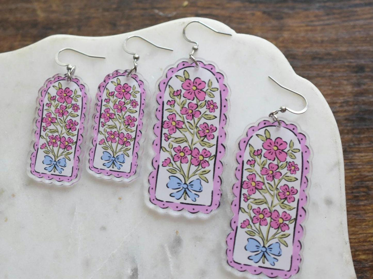 Floral Whimsy Cottagecore Earrings