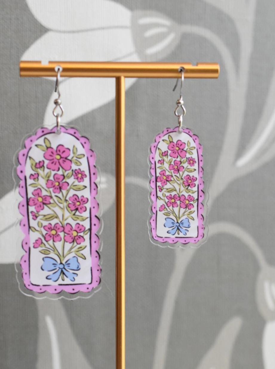 Floral Whimsy Cottagecore Earrings