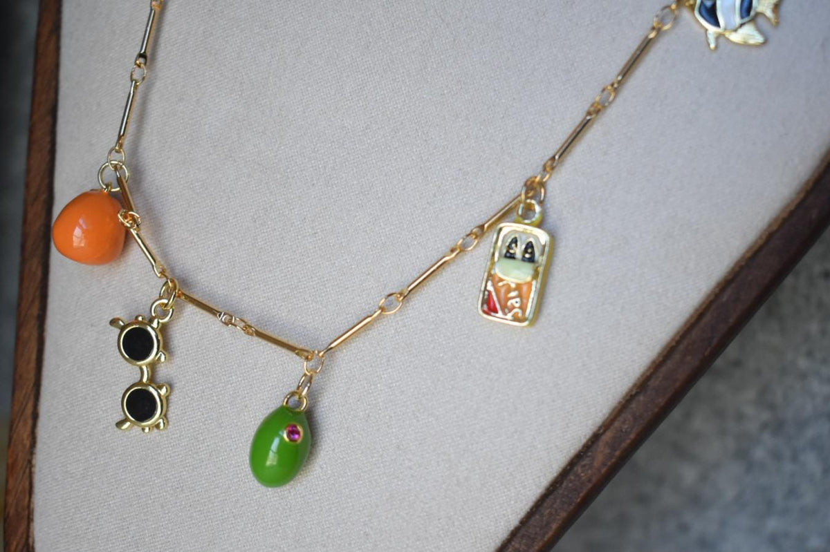 Italian Coast Charm Necklace