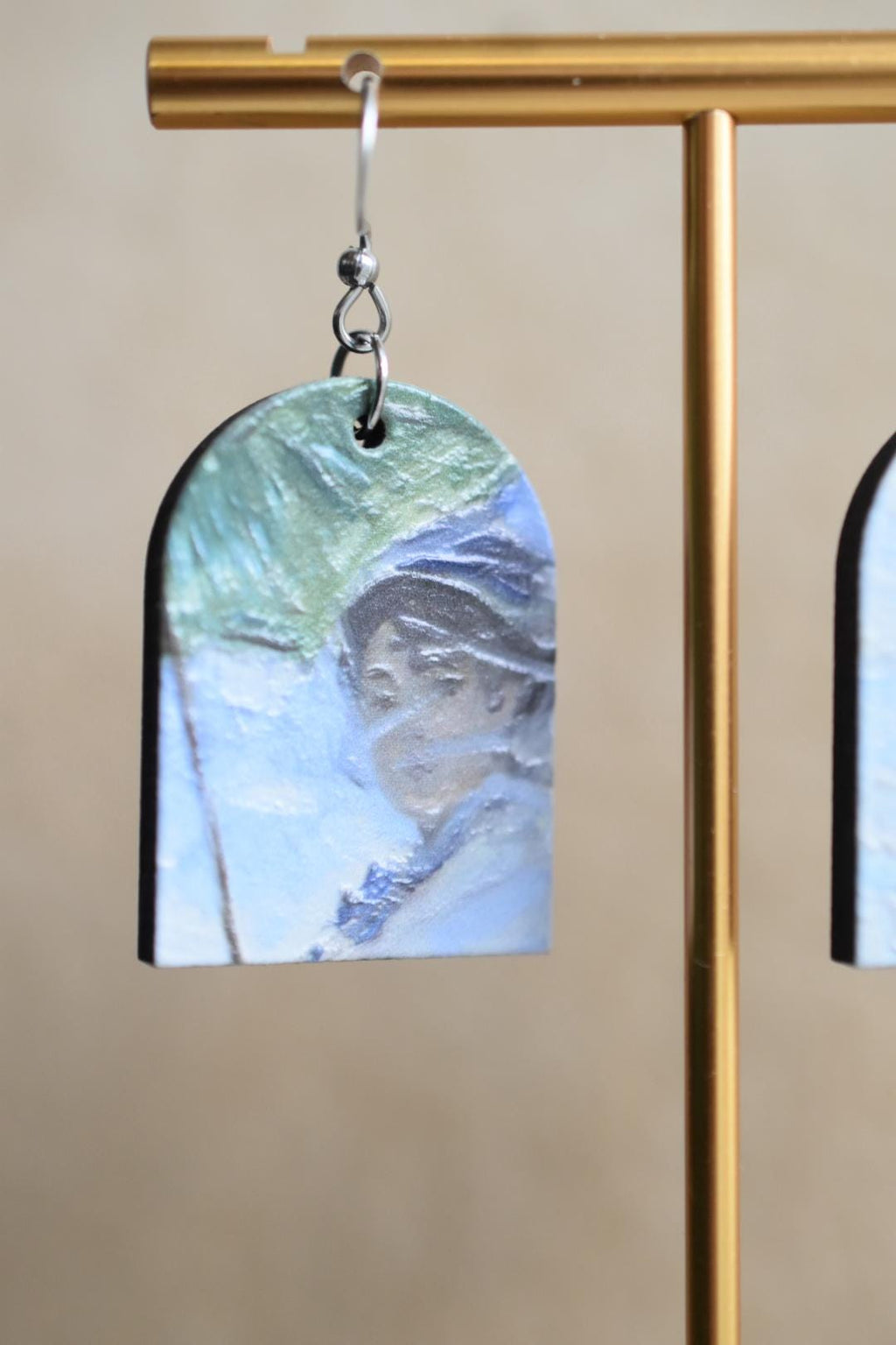 Claude Monet Madame Monet and Her Son Earrings