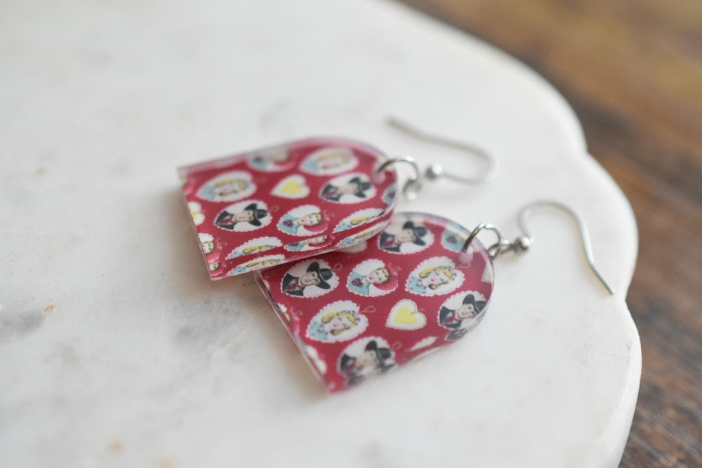 Vintage Western Kitschy Cowgirl Earrings