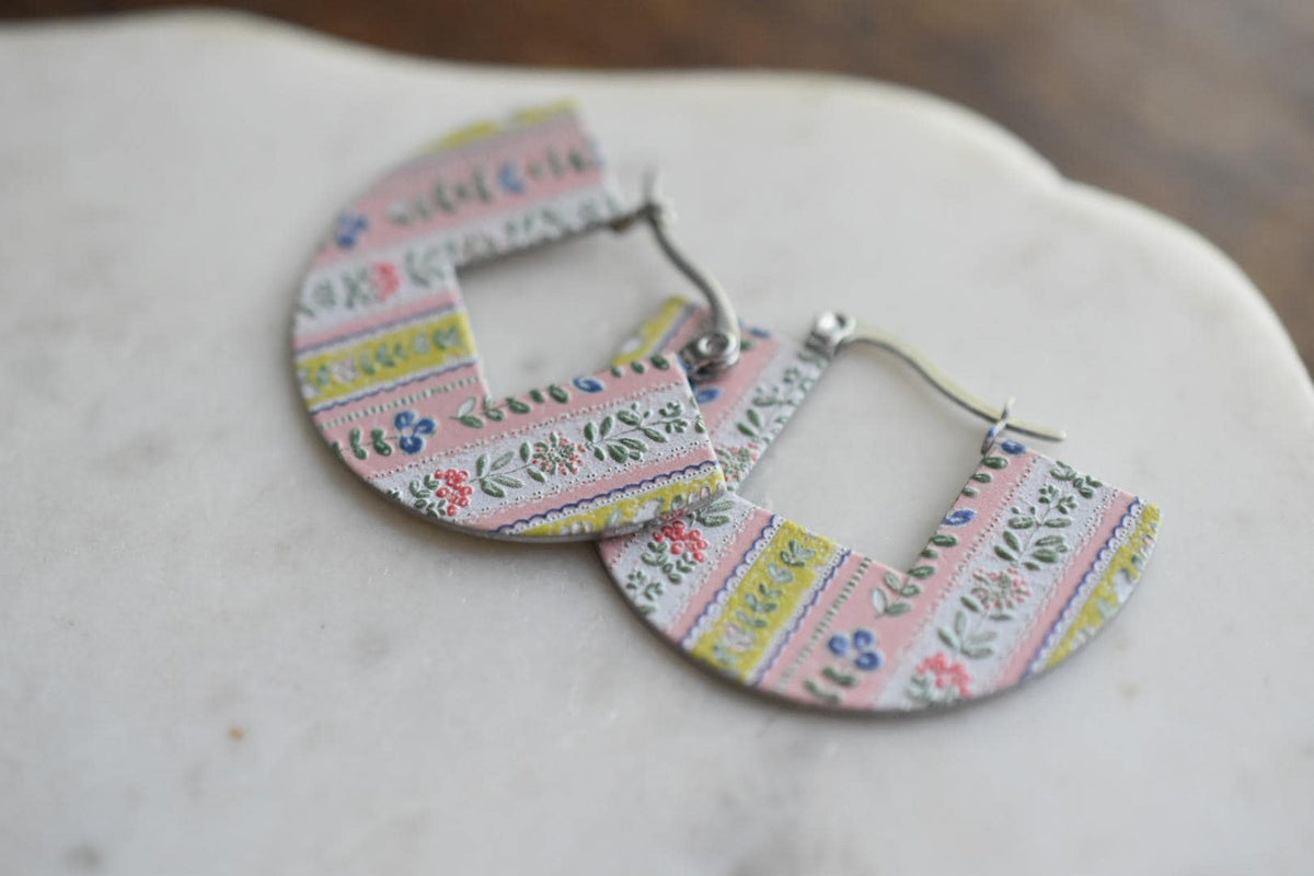 Cottagecore Ribbon Vintage Style Earrings Grandmillenial