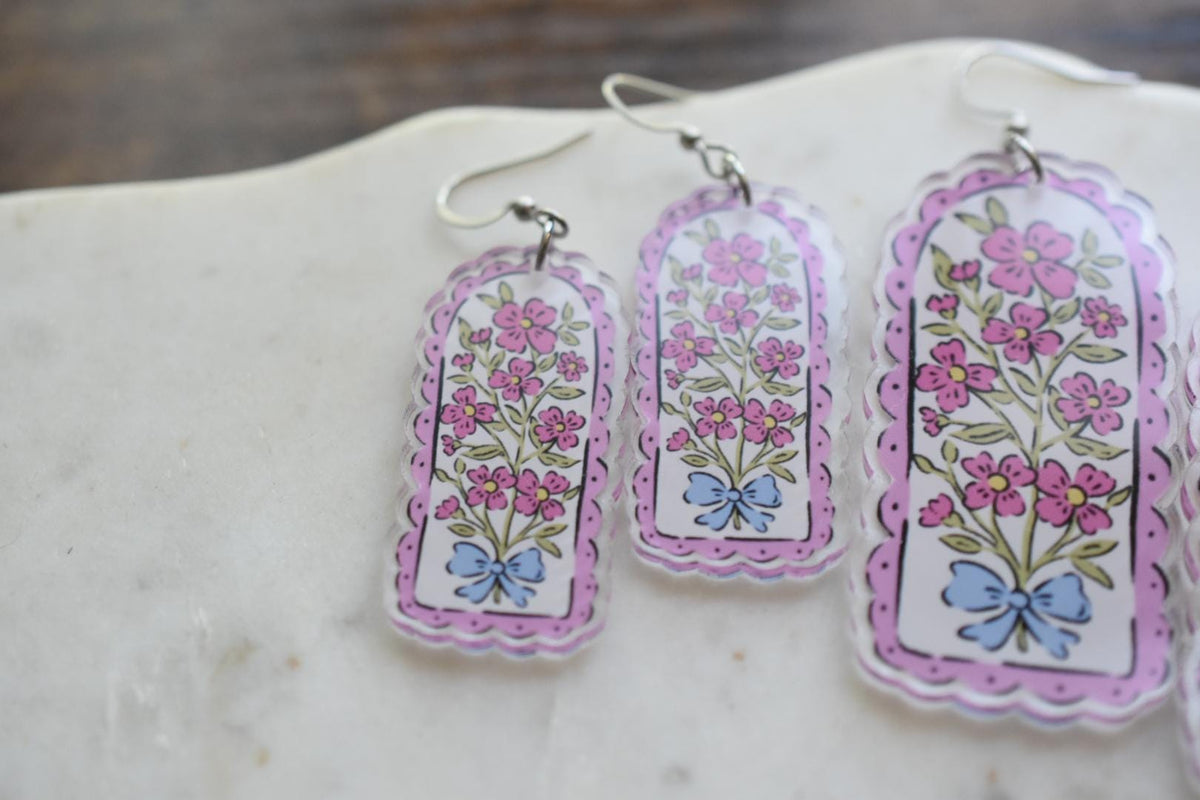 Floral Whimsy Cottagecore Earrings